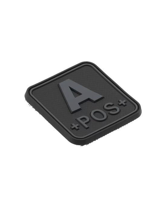 Bloodtype Square Rubber Patch A+