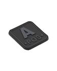 Bloodtype Square Rubber Patch A+