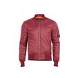 Basic Bomber Jacket Bordeaux