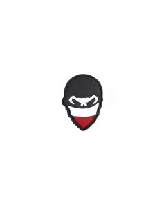 Нашивка Polish Scull Balaclava Red