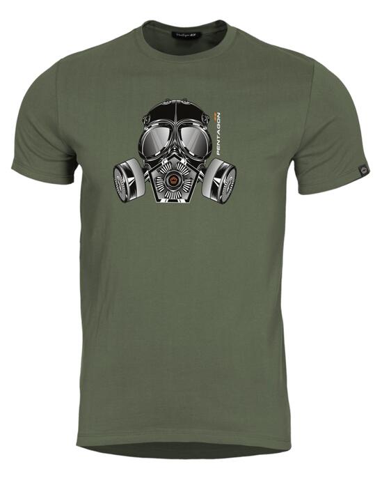 Тениска Ageron Gas-Mask Olive Green