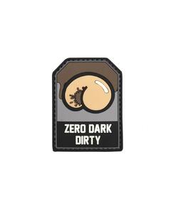 Нашивка Zero Dark Dirty Black/Grey