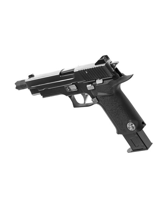 G-Force 19 BK Silver Barrel Metal Version GBB Airsoft Replika