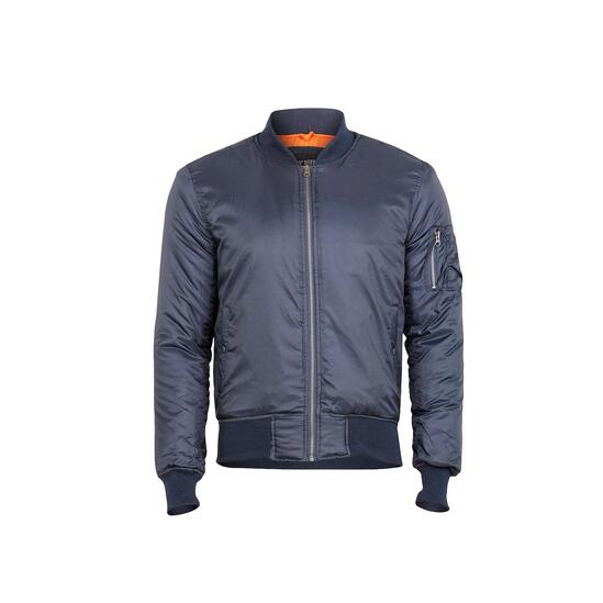 Basic Bomber Jacket Navy