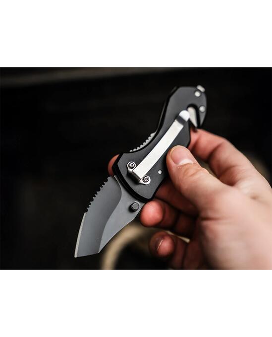 Rescue Folding Knife Black