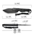 Фиксиран Нож Maxwell Black G10 Handle