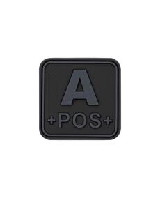 Bloodtype Square Rubber Patch A+
