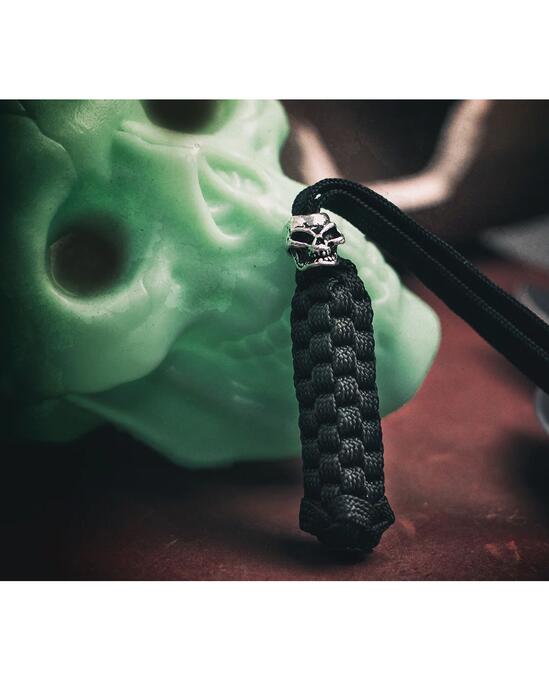 Black Skull Lanyard